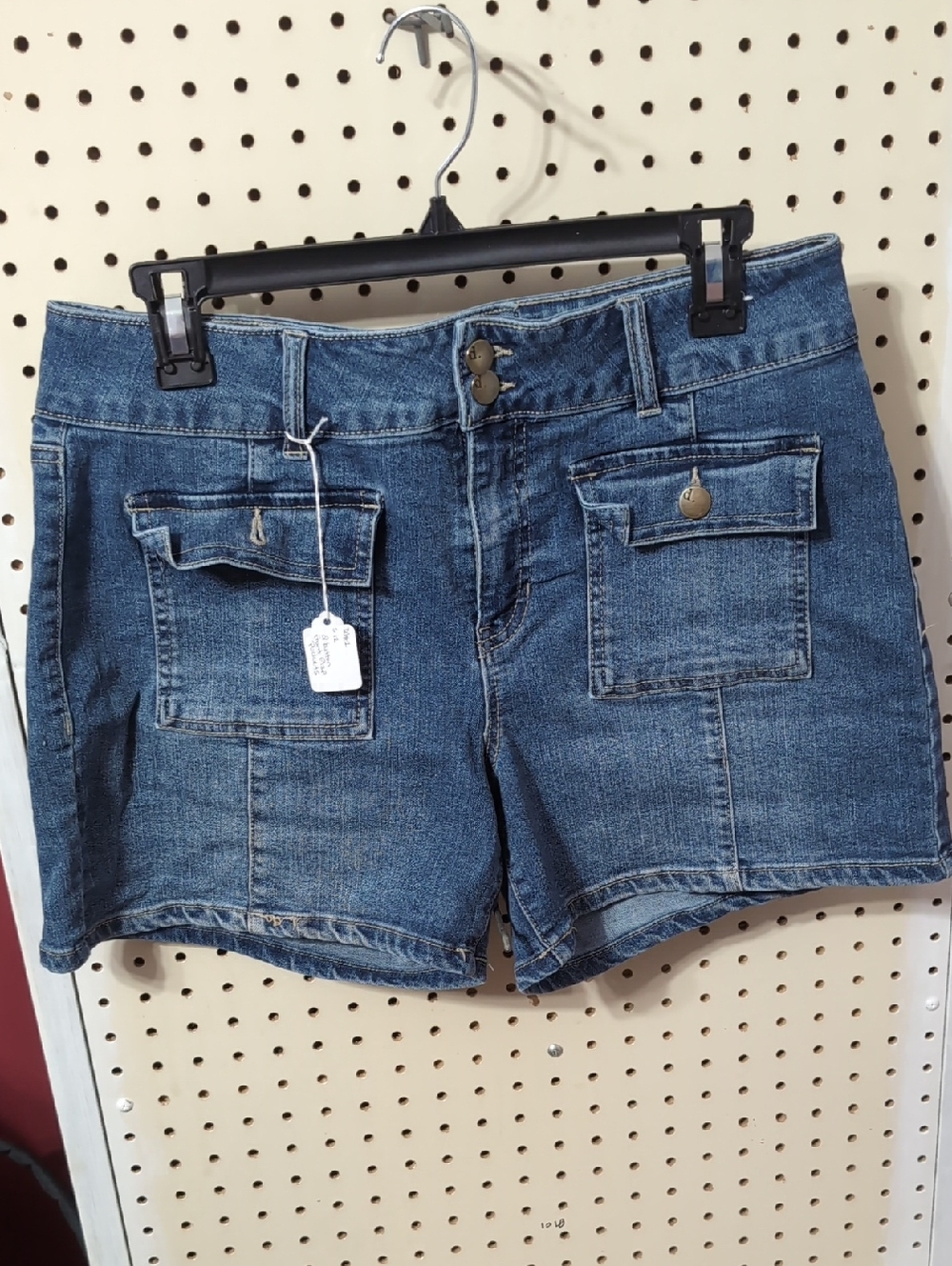 d. jeans Blue Denim Cargo Pocket Women's Shorts